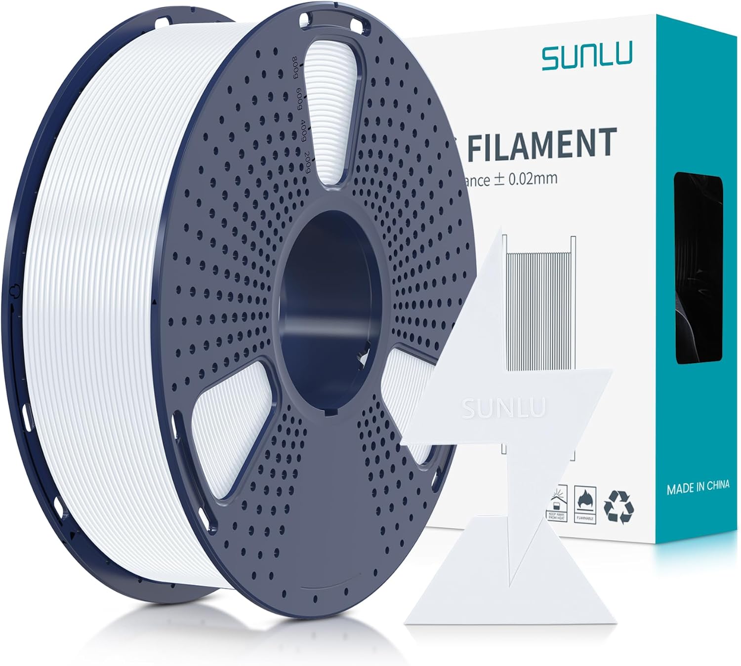 SUNLU PETG Filament 1,75 mm - Branco