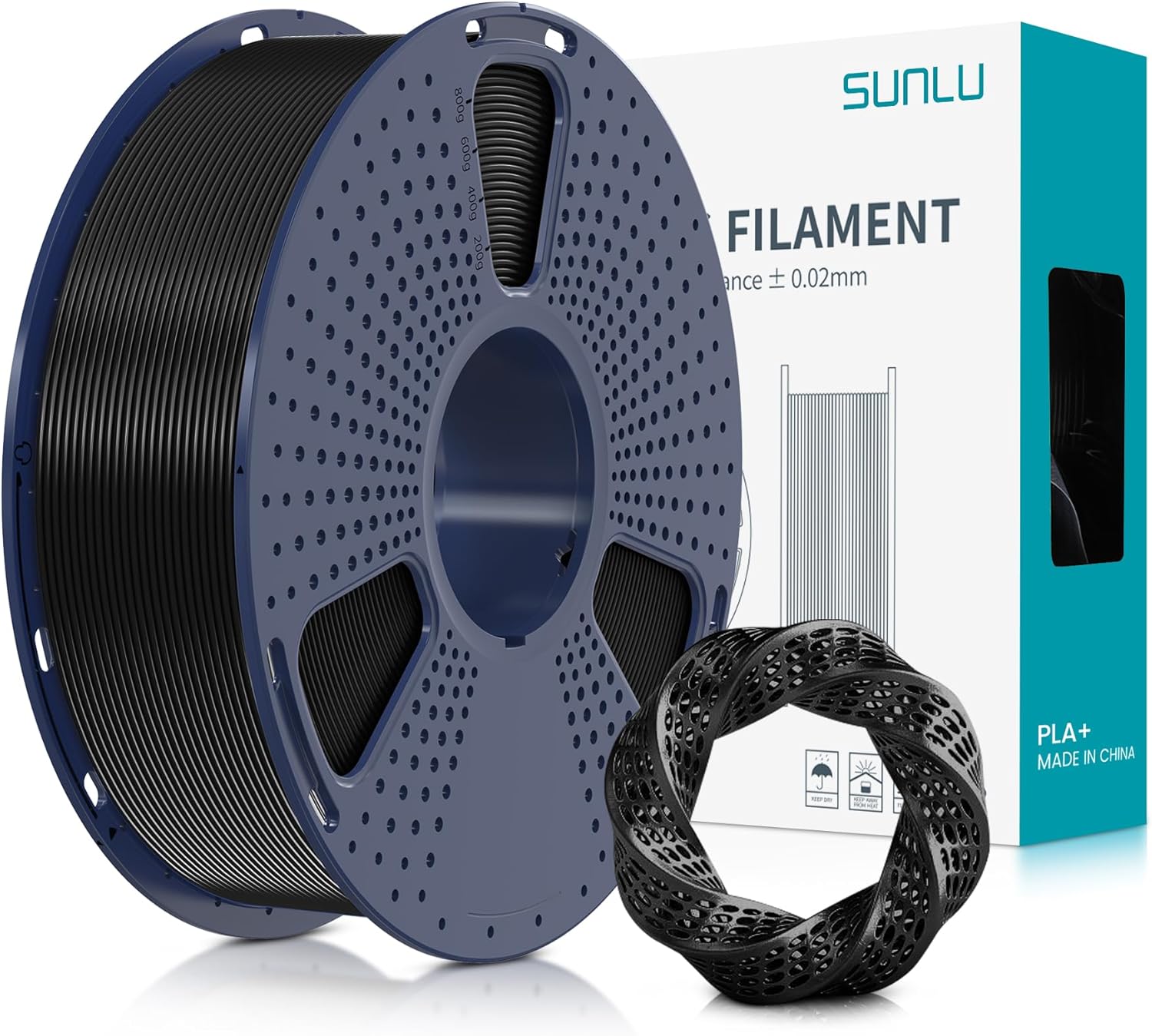 SUNLU High Speed PLA+ Preto