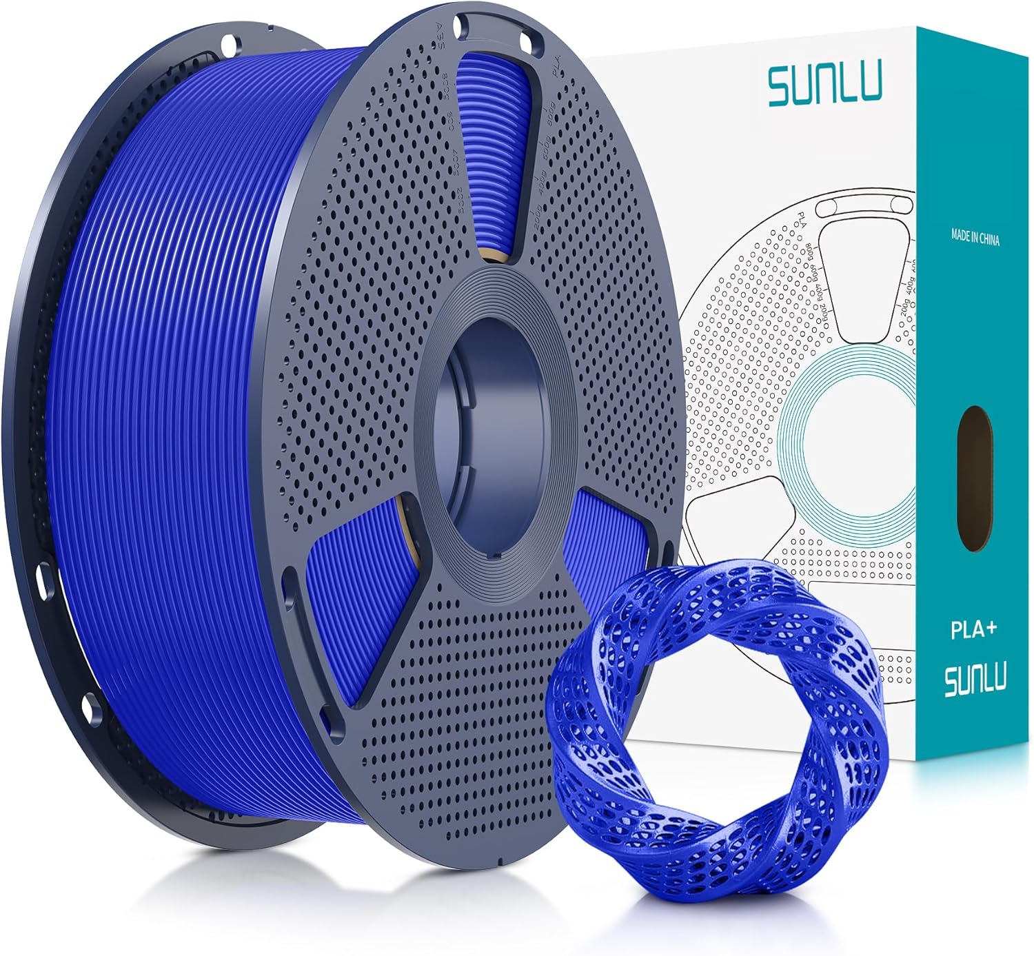 SUNLU High Speed PLA+ Azul Klein