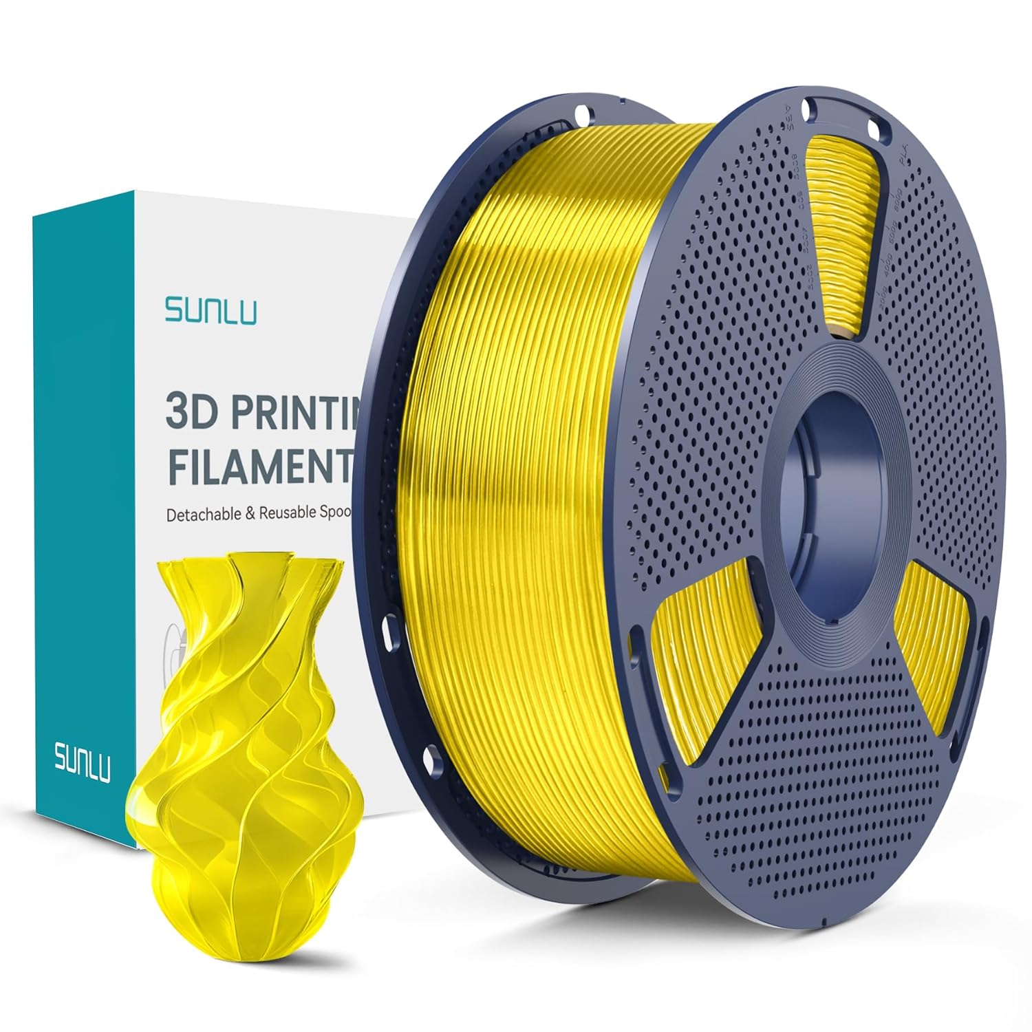 SUNLU High Speed PLA+  Amarelo Transparente